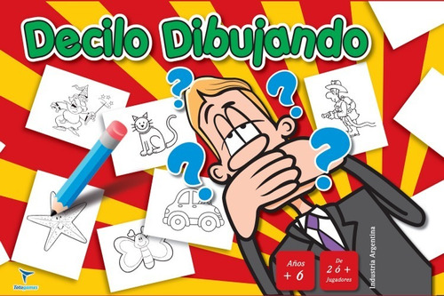 Juego De Mesa Decilo Dibujando (8691)