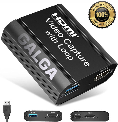 Capturadora Digital Hdmi Usb 1080p Full Hd (win, Andr, Mac)