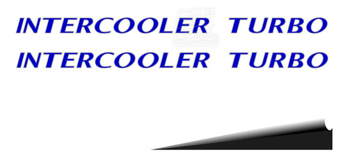 Calcomania Intercooler Turbo De Hyundai Galloper