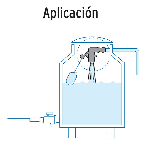 Valvula De 3/4 Para Flotador Para Tinaco 48545