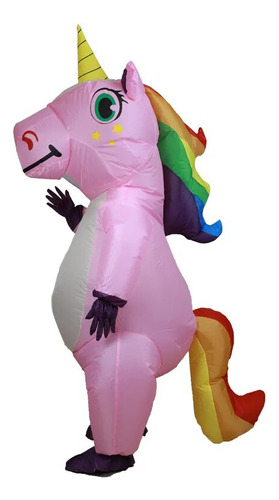 Lindo Vestido De Mascota, Disfraz Inflable De Unicornio