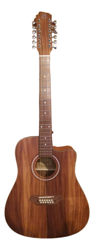 Guitarra Electroacustica 12 Cuerdas Bamboo Ga-4012-koa-q 