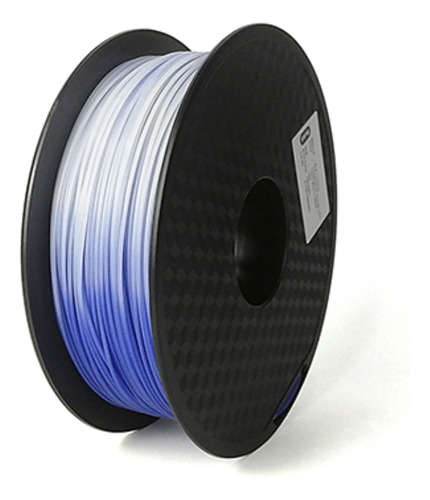 Filamento Abs De Temperatura Azul A Blanco P/impresora 3d 1k