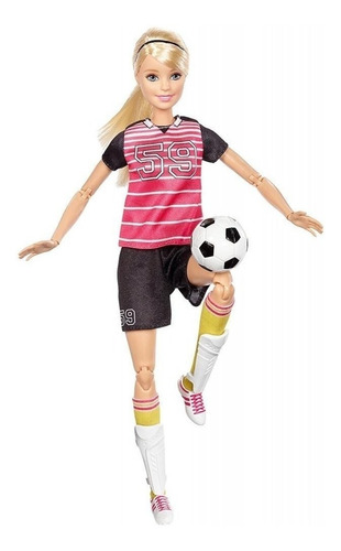 Barbie Futbolista Futbol Soccer Muñeca Articulable Mattel