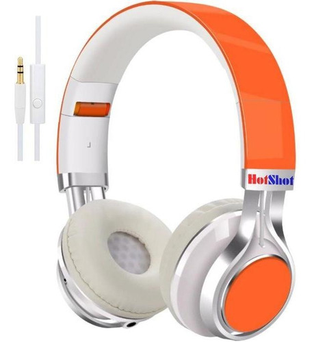 Venta De Audífonos Tipo Diadema , Mxdsb-004, Naranja, Jack 3 Color Naranja