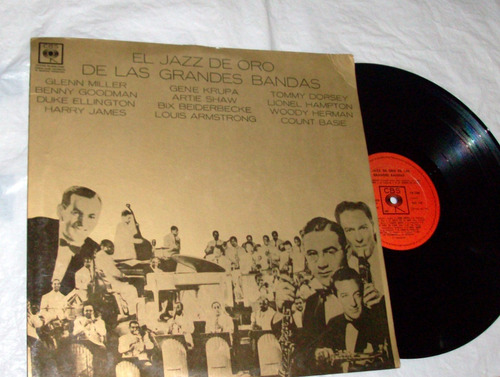 Jazz De Oro De Las Grandes Bandas Basie Ellington Lp 1972 Ex