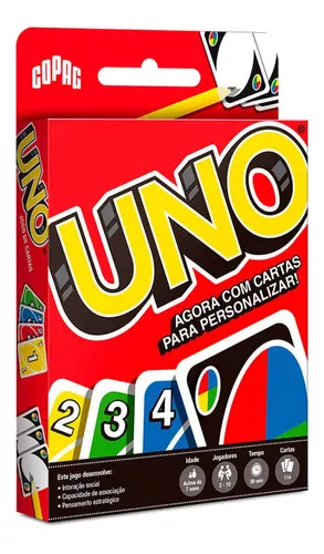 2 Baralhos De Cartas Jogo Uno Original Mattel Copag