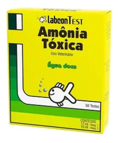 Alcon Labcon Test Amônia Tóxica Água Doce 50 Testes