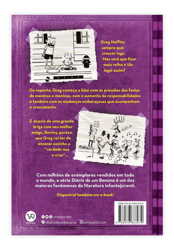 Kit Com Livro Diário De Um Banana 5 + Caixa Organizadora