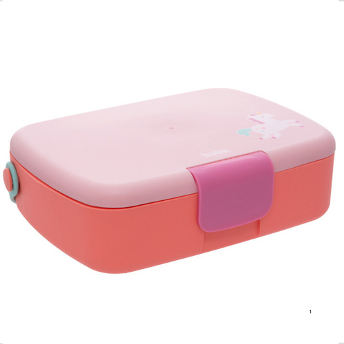 Lancheira Bento Box Com Talher Marmita Magic Unicórnio Buba
