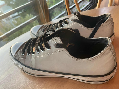 Zapatillas Converse Plateadas Unicas Talle 42.5