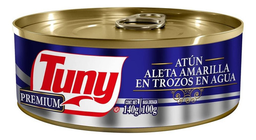 AtĂșn Tuny Light Aleta Amarilla En Agua 140 G