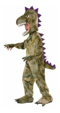 Disfraz De Dinosaurio Talla 4-6 Para Niño, Halloween