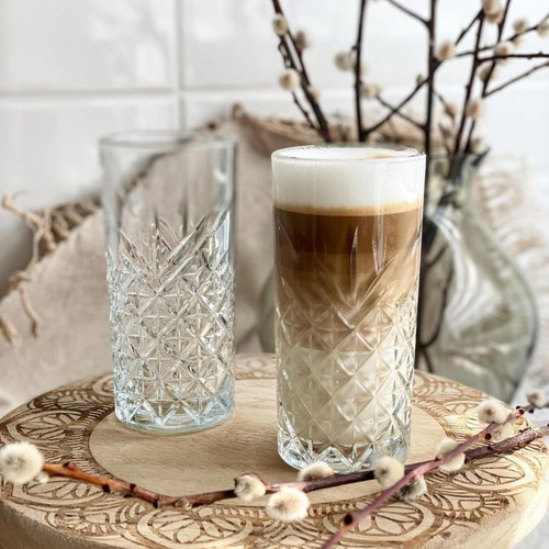 Imagen 2 de 5 de Set X 2 Vasos Tragos Limonadas Vidrio Elysia Alto Pasabahce