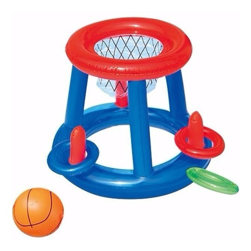 Juego Inflable Pileta Baloncesto Basket Basketball Env 52190