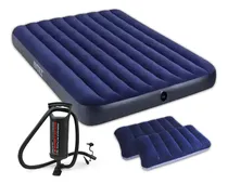 Comprar Colchon Inflable 2plaza +inflador+almohada Lh-3251
