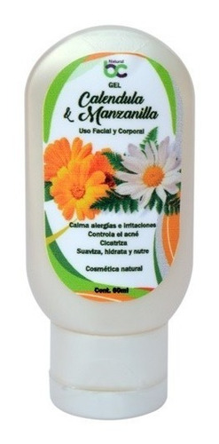 Gel Cicatrizante Antialergias Y Antiacne De Calendula 60ml
