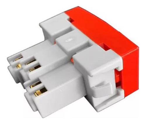 Kit 5 Modulos De Tomada 2p+t 20a Vermelha Sleek Margirius