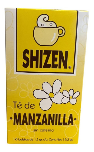 Té Shizen | Sabor Manzanilla | Pack De 9 Cajitas