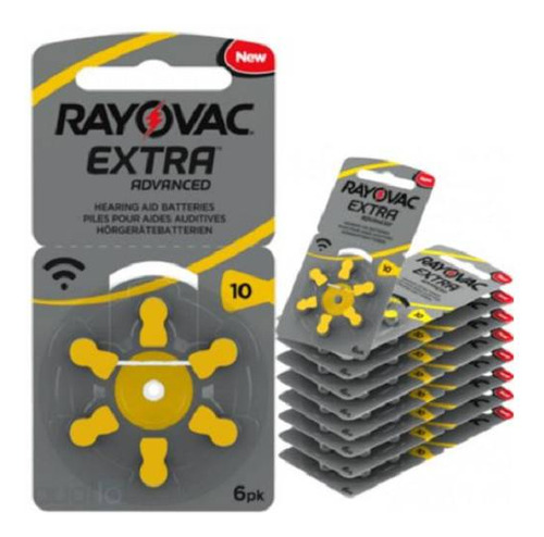 Pilas Para Audifonos Medicados Rayovac 10 X 6