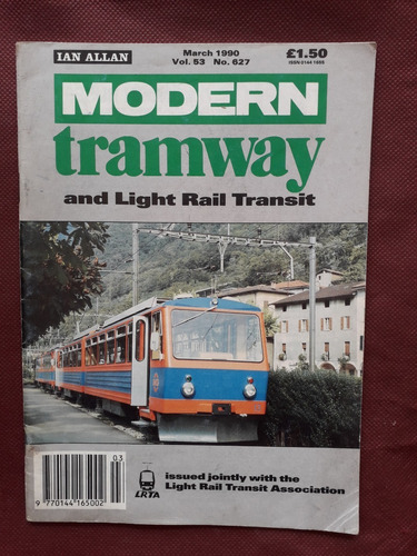 Modern Tramway And Light Rail Transit Ian Allan 1990 Tranvia