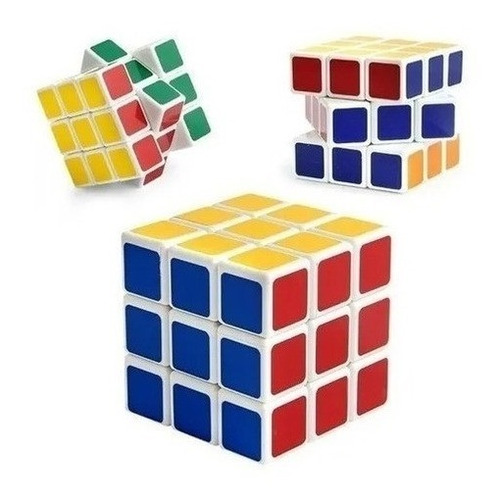 Cubo Rubik 3×3 Alta Calidad Bordes Blancos 