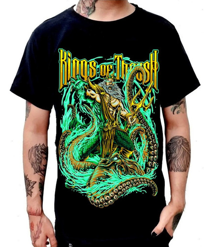 Playera Kings Of Thrash Band Metal