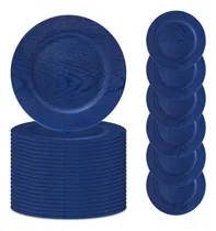 Comprar Platos De Carga Azules 13 Pulgadas - Cargadores De Plástico 