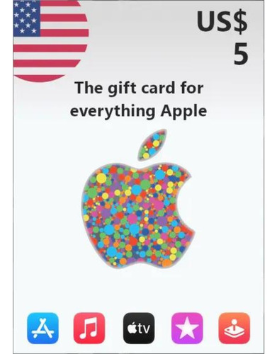 Tarjeta Apple Itunes 5 Dólares Usa Código Original