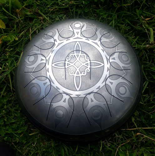 Tambor Zen Grabado (tankdrum, Tongue, Handpan, Hang Drum)