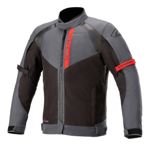 Jaqueta Alpinestars Headlands Impermeavél Preta Cinza