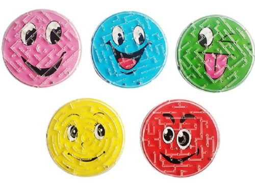 Juegos Modernos Para Familia, Mxmem-002, 10 Pzas, Circulares Color Trasparente