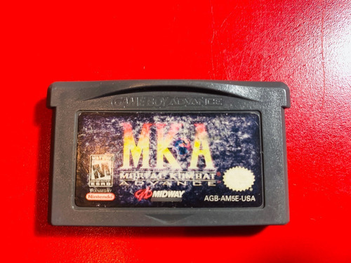 Mka Mortal Kombat Game Boy Advance Gba