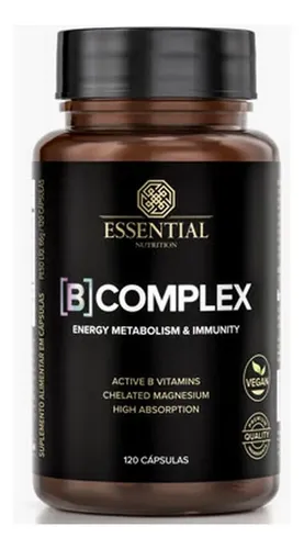 Complexo B B Complex 120caps Essential Nutrition Original