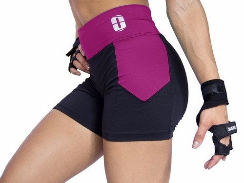 Shorts Academia Fitness Feminino Cintura Alta Pronta Entrega