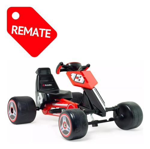 Go Kart Para Niños Con Pedales Avalancha Montable Cart Color Rojo/Negro
