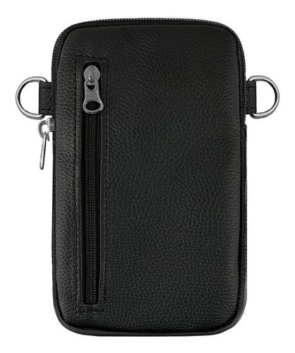 Imagen 5 de 5 de Cartera Porta Celular Bandolera Morral Regulable Eco Cuero