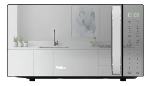 Philco Branca PMO24S Corrente doméstica - Prateado