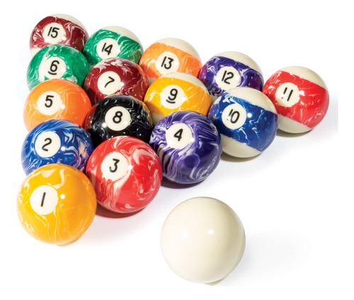 Mcdermott Marble Series Juego De Bolas De Billar