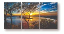 Comprar Quadros Decorativos Paisagens Naturais Por Do Sol Praia Sala