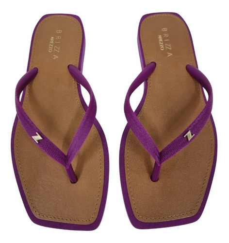 Imagem 2 de 2 de Chinelo Arezzo Brizza Bico Quadrado