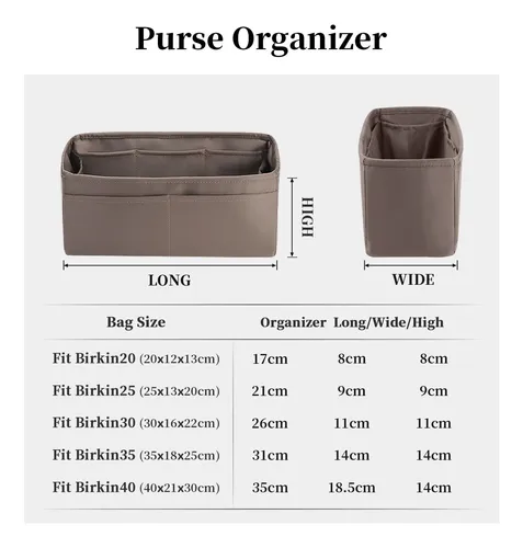Organizador Para Bolsos Hermes - Insertos Con MĂșltiples Bols