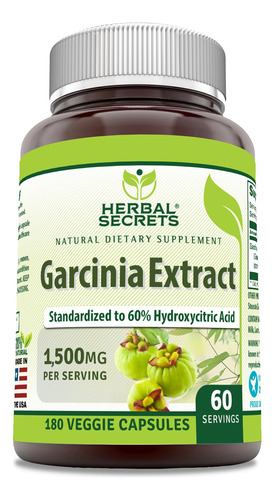 Herbal Secrets Suplemento De Extracto De Garcinia |  Miligr.