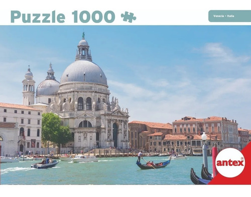 Imagen 1 de 3 de Puzzle 1000 Piezas Rompecabezas Venecia Italia Antex 3069 Ed
