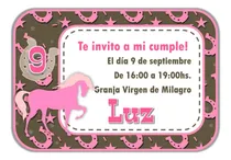 Comprar Kit Imprimible Caballo Rosa Mod.1 Deco Candy Bar Cumpleaños