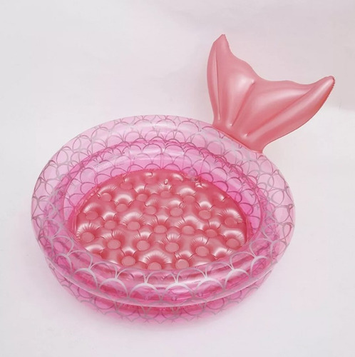Piscina Inflable Redonda Diseño Sirena 120cm
