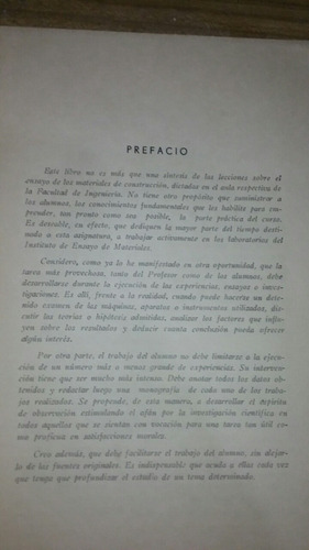 Curso De Ensayo De Materiales . Udelar Montevideo 1948 (Usado)