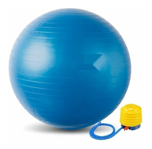 Pelota Balon Pilates Yoga + Inflador  55 Cms Gym Ball Profit