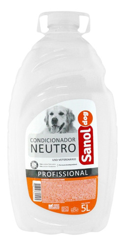 Shampoo Sanol Dog Neutro Bio Queratina Vegetal 5 Litros