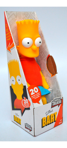 Peluches Parlantes Bart & Homero Shelf Talkers The Simpsons